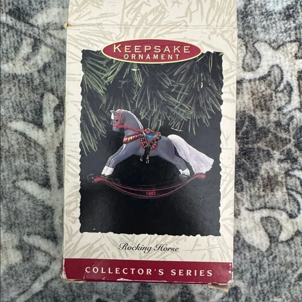 Hallmark 1993 Rocking Horse Ornament